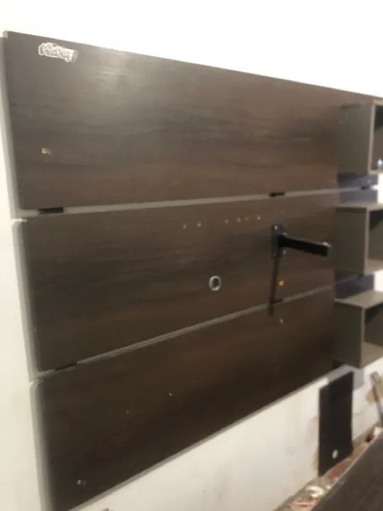 Rack painel de Parede em Madeira - Foto 4