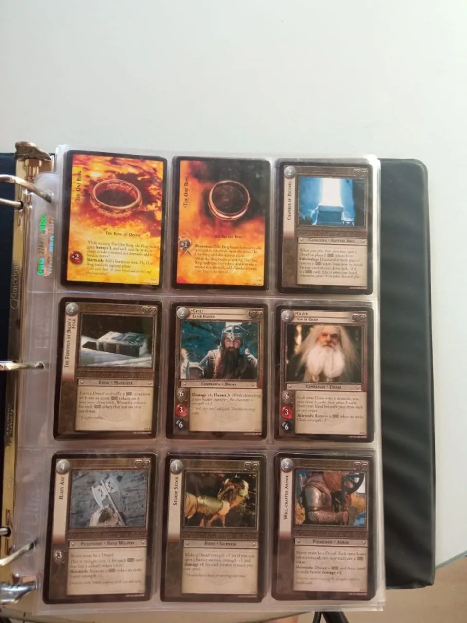 Cards Senhor do Anéis TCG- Coleção Completa dos sets 1 à 16 mais a 19 