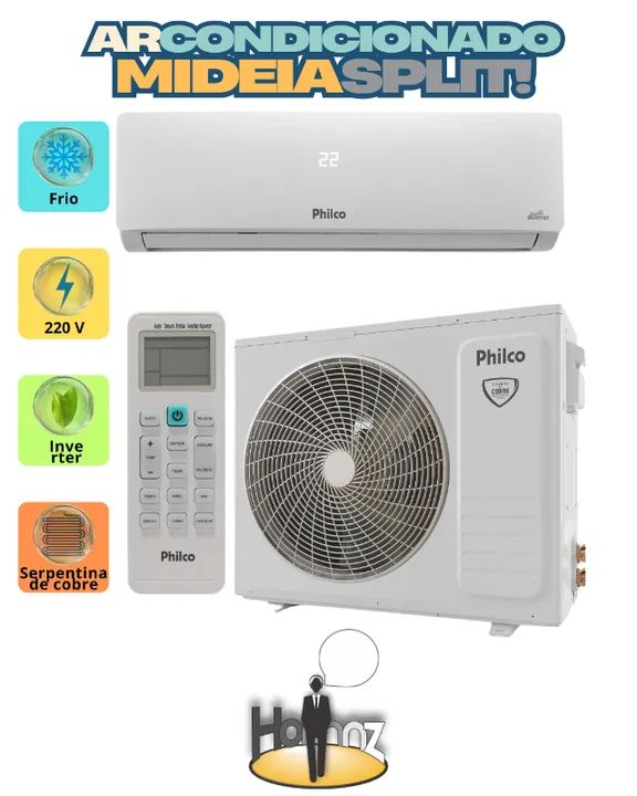 Ar Condicionado Split Hi Wall Inverter Philco 12000 BTU/h Frio 220 Volts Lacrado na Caixa - Foto 4