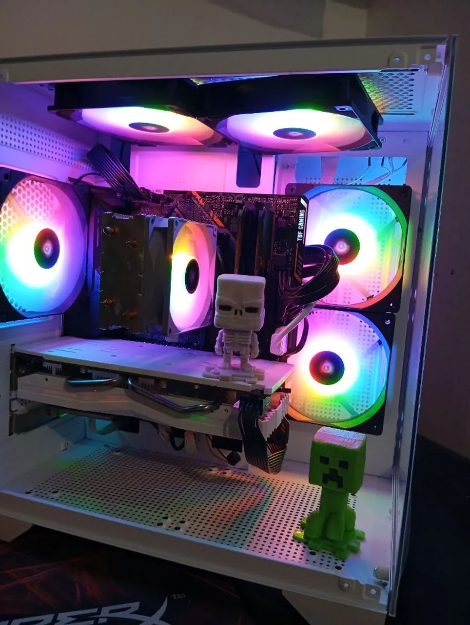 V ou troco PC Gamer i5 9 - rx580 8Gb - iPhone - Xbox - vídeo games - celular - JBL boombox - Foto 4