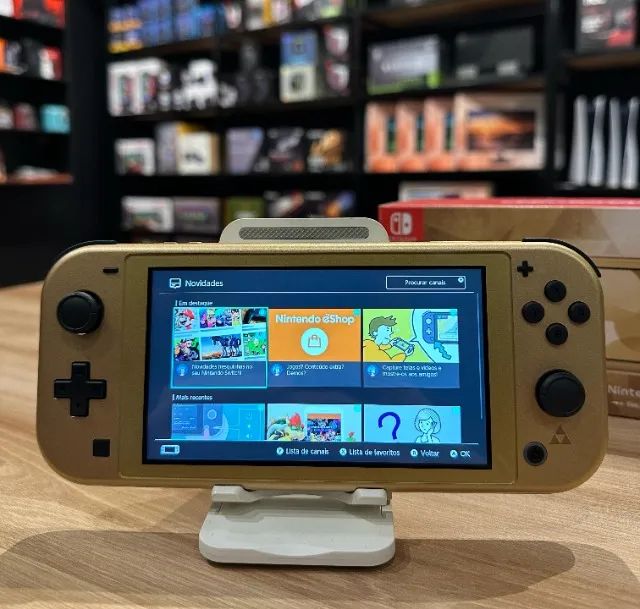 Nintendo, Console, Switch Lite Zelda edition - Seminovo (Loja Física) - Foto 2