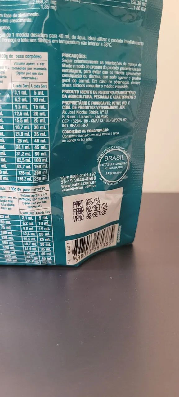 Kit pet Milk e mamadeira pet  - Foto 3