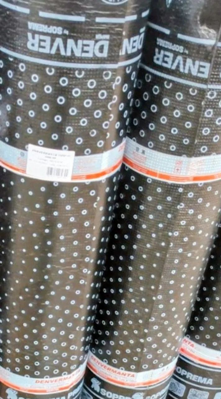 Manta Asfaltica poliester DENVER 4 milimetros calcadas e Lajes ACABOU VAZAMENTOS