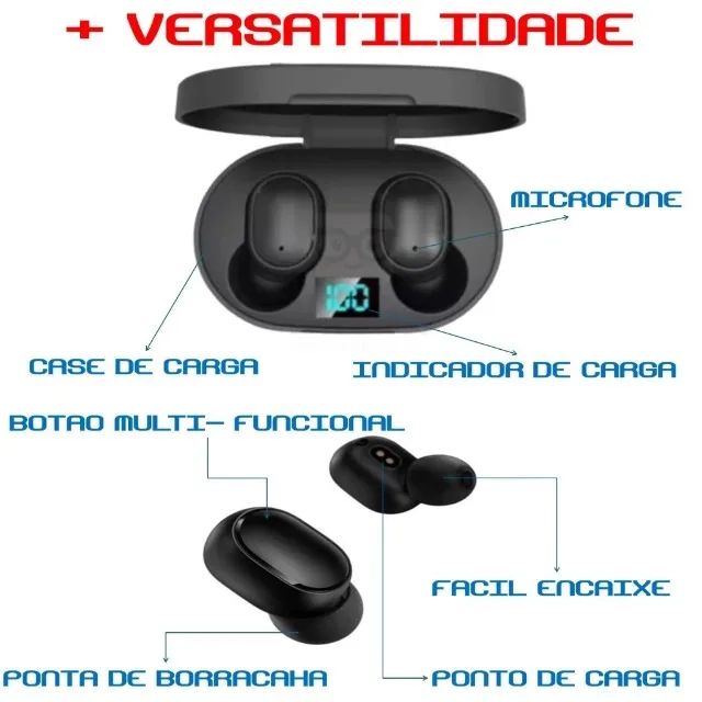 Fone de Ouvido sem fio - Redmi AirDots Pro - Foto 3