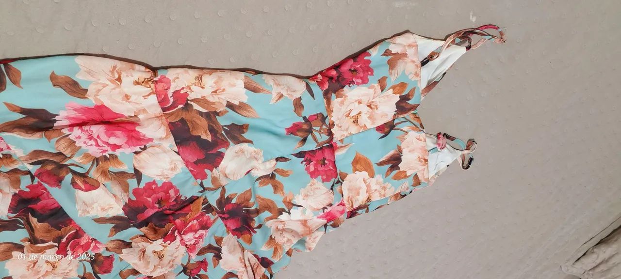 Vestido Floral M - novo - Foto 2