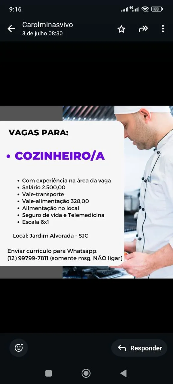 Estamos contratando