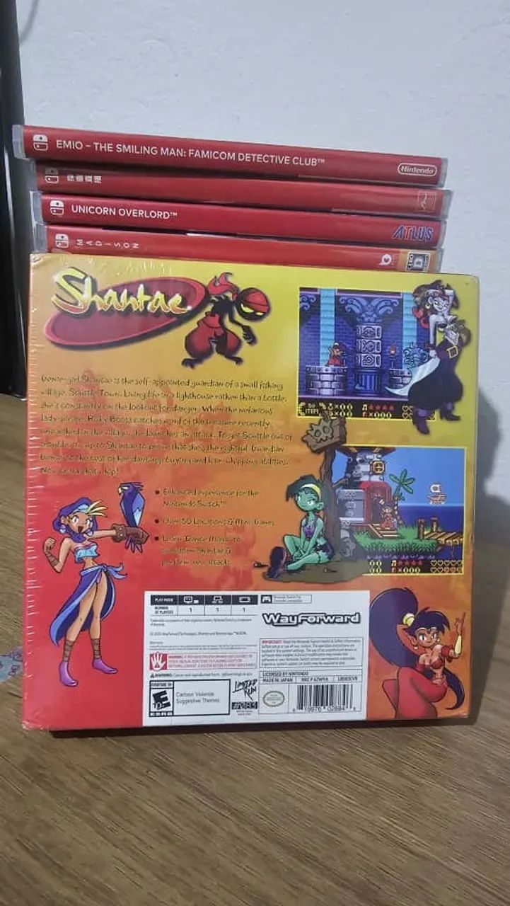 Jogo LACRADO Shantae Classic Edition Limited Run Games LRG Nintendo Switch NOVO - Foto 2