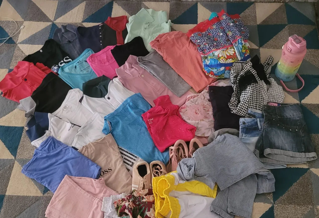 Lote de Roupas Masculinas,femininas e infantil - Várias Peças e Cores