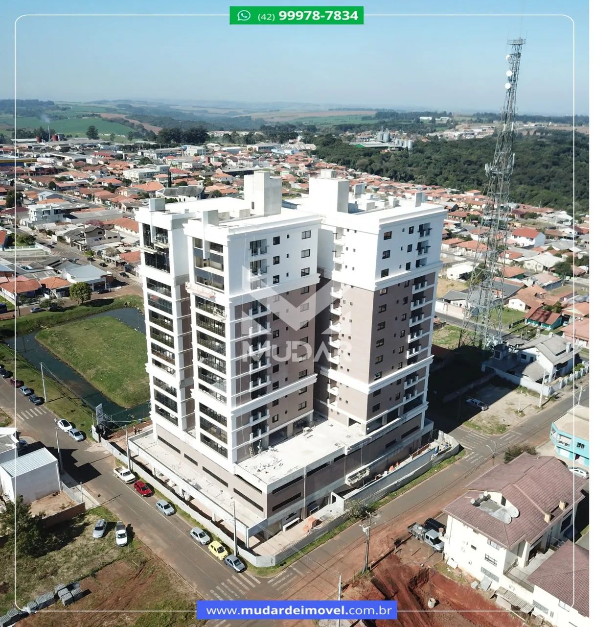 Apartamento de 3 suítes em Carambeí  Edifício Vicent Van Gogh