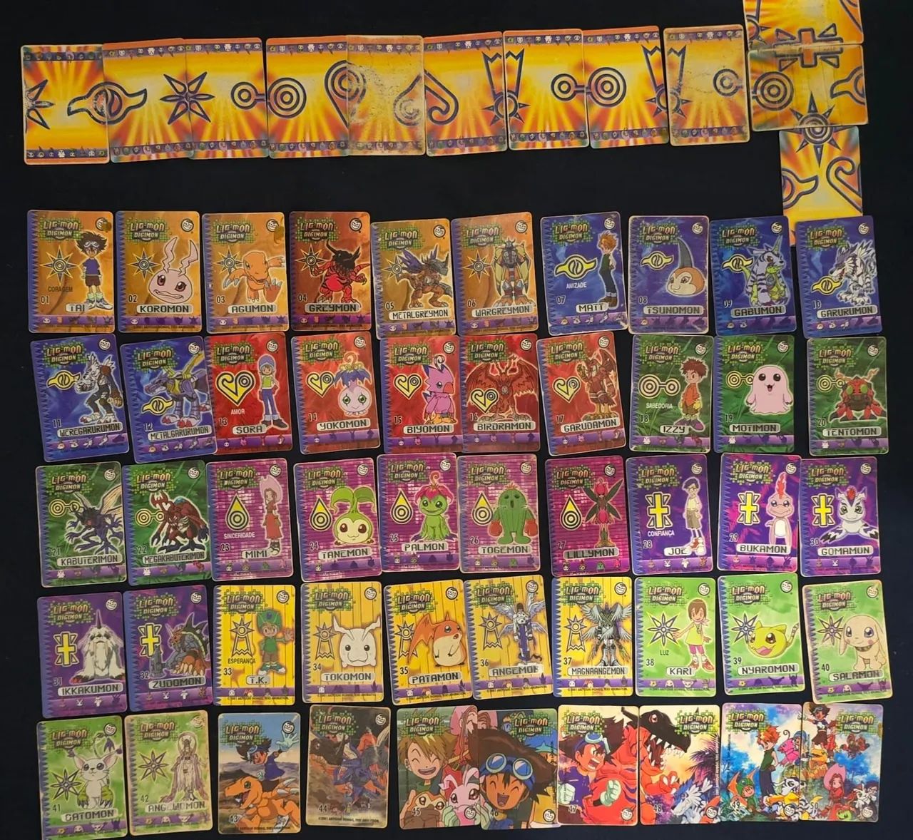 Coleção de jogos, tazos e cartas do Digimon - Foto 2