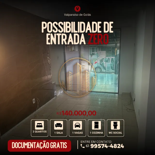 Duplex com cozinha planejada até 100% financiado