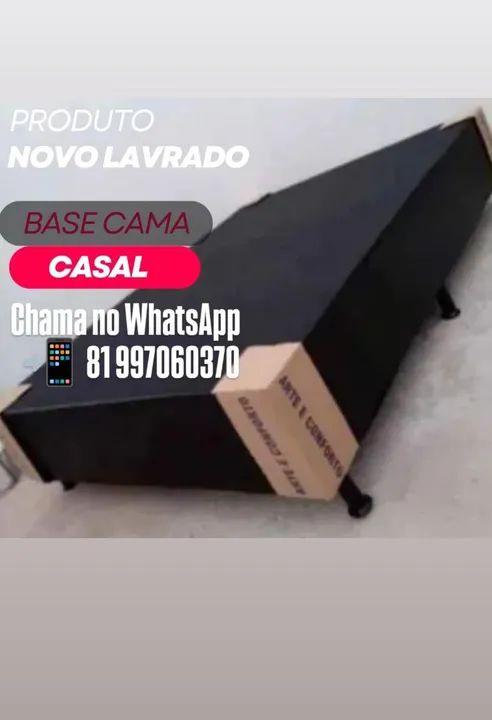 BASE CAMA CASAL - DE FÁBRICA - Foto 2