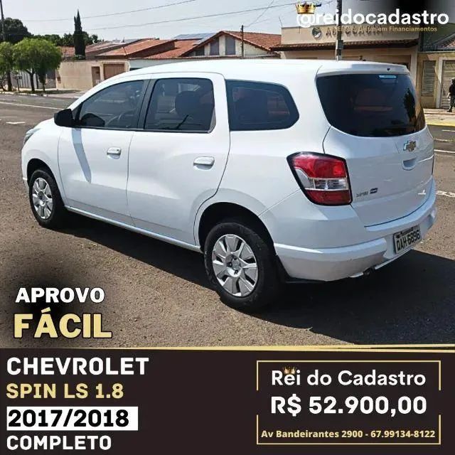 Spin LS 1.8 2017/2018 - Completo - R$ 52.900,00 - Aprovo Fácil - Ent. 6.000,00 + 48X - Foto 2