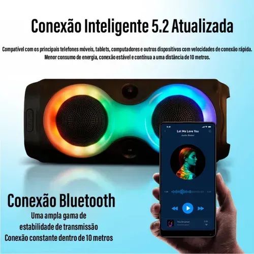 Altomex Caixa De Som Al-3628 - Som De Qualidade - Foto 5