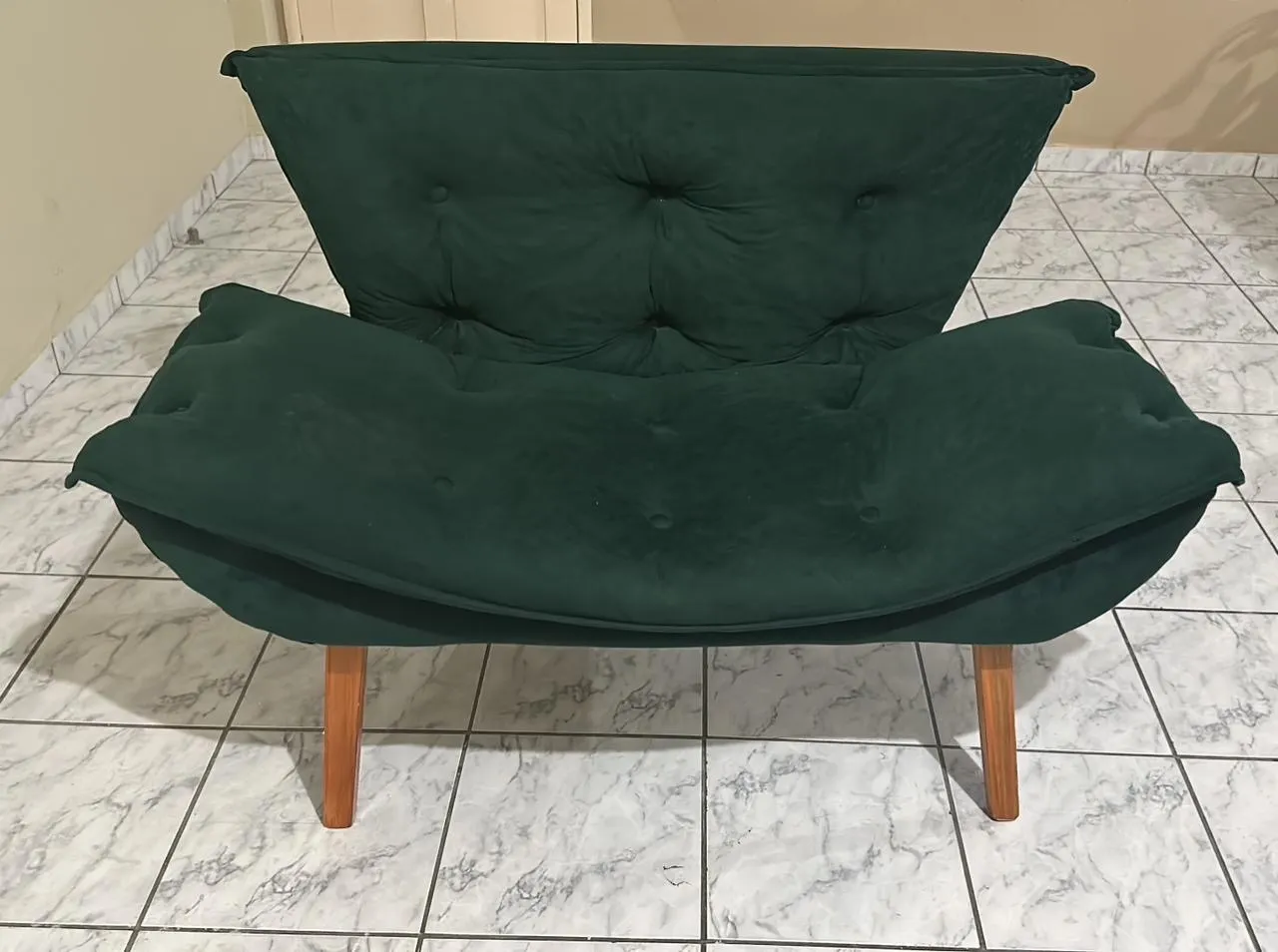 Poltrona Verde Design Moderno