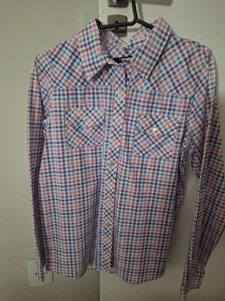 Camisa xadrez feminina puramania.