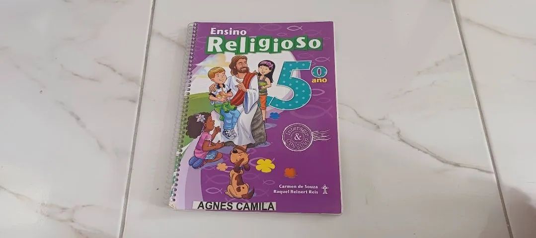 Livro de Ensino Religioso e Artes 5° Ano da Educação Adventista 25 reais cada!