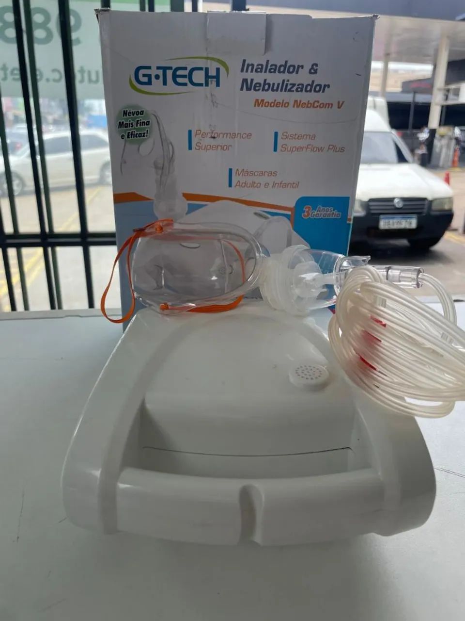 Inalador e Nebulizador G-Tech NebCom V - Novo - Foto 2