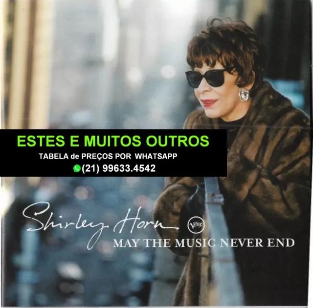 4 Cds da Shirley Horn. Mais de 900 cds e dvds disponíveis.   