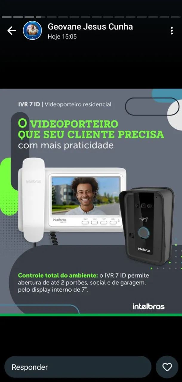 Motor portão,fechadura eletrônica, câmera Wi-Fi, interfone  - Foto 4