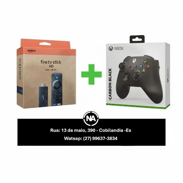 Fire Tv Stick Hd 8Gb Wi-fi 5 Original + Controle Xbox - Loja Natan Informática - Foto 3