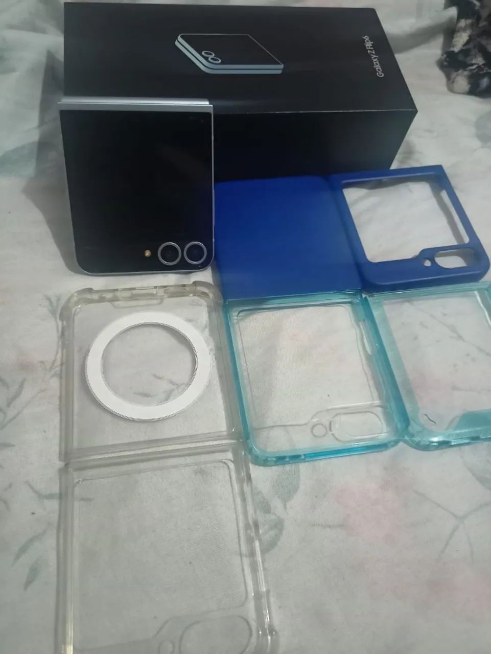 ZFlip 6 Az completo. Venc/01/26. Trocas apenas em Iphone 14, 14 plus, 15 ou Edge 50 ultra. - Foto 5