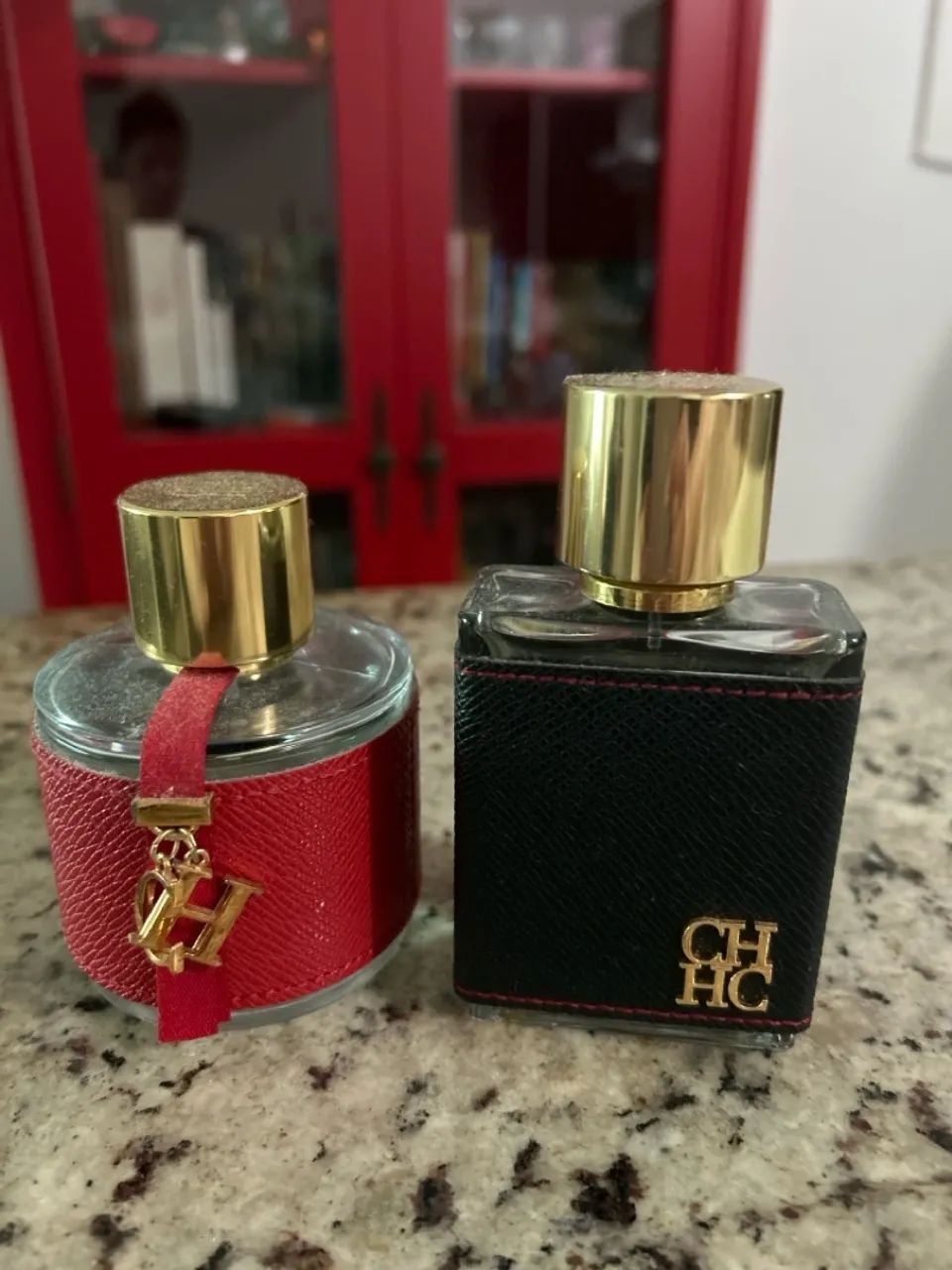 Frascos vazios Perfume Carolina Herrera CH