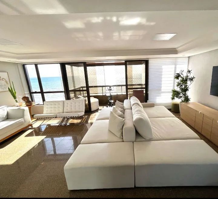 Sofá Modular Branco de Luxo