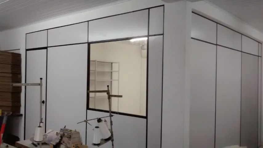 parede de divisórias escritórios casas entre outros  apronta entregar  