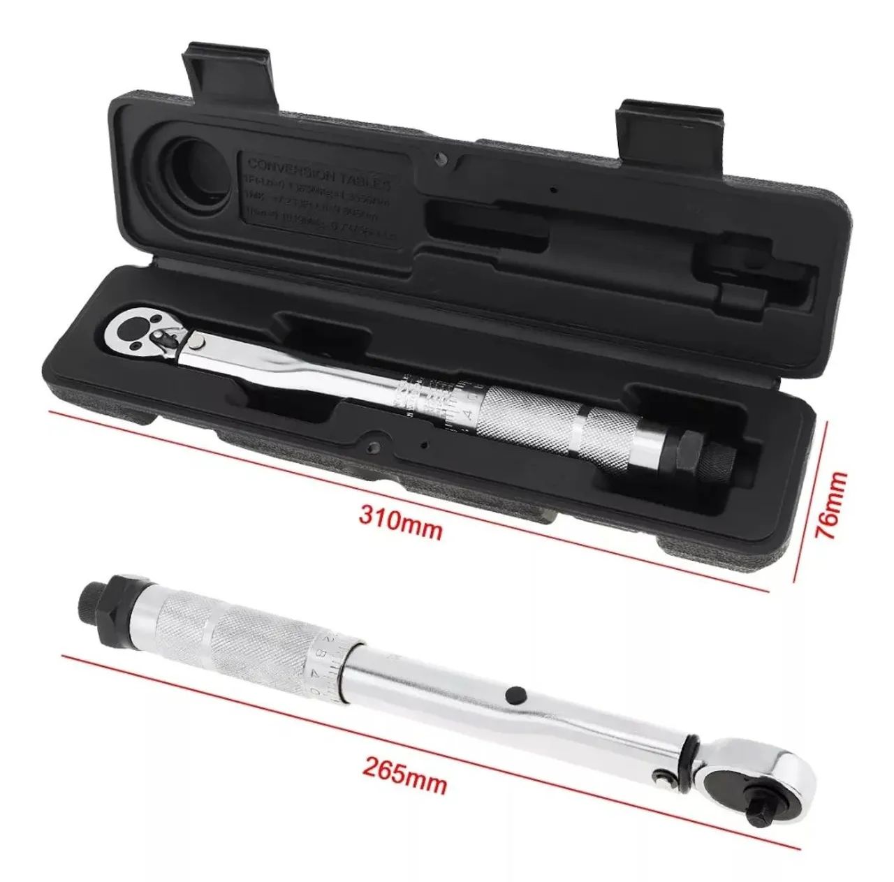 Torquímetro Estalo Mini P/ Soquete 1/4 5-25 Nm 0,5kg A 2,5kg - Foto 5