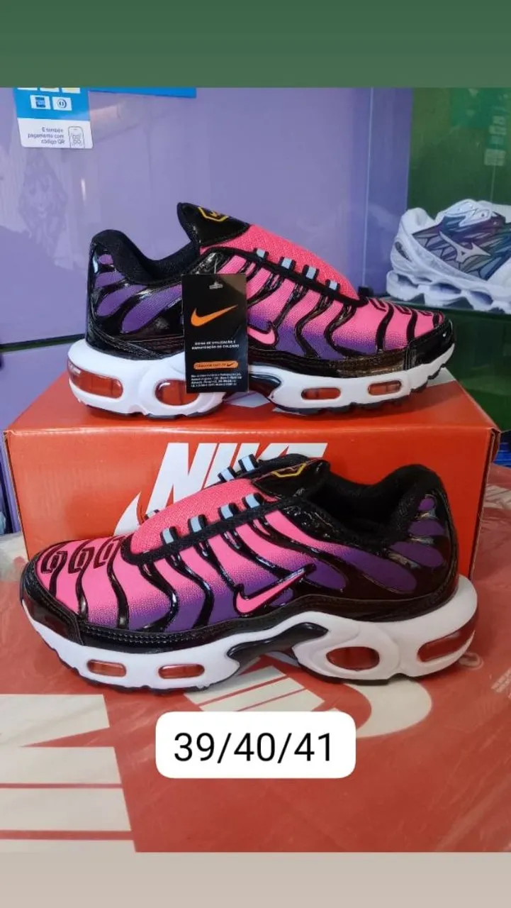 Nike TN Rosa e Roxo - Tamanhos Disponíveis