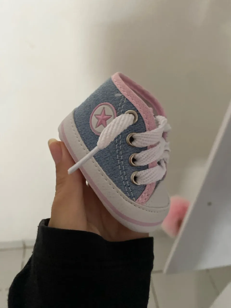 Tênis Bebê Converse Azul e Rosa