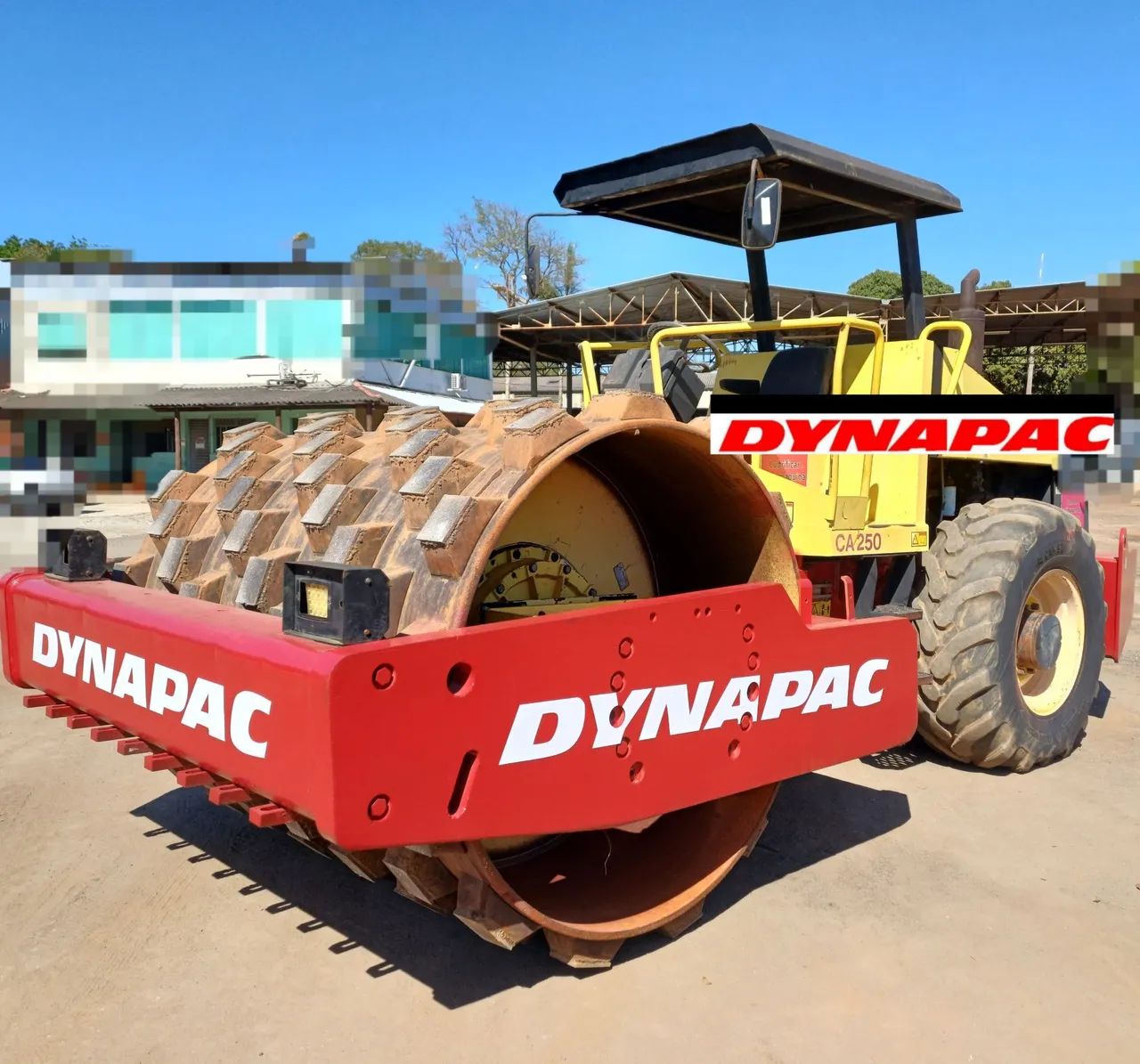 Rolo compactador Dynapac CA250 com pata - Foto 2
