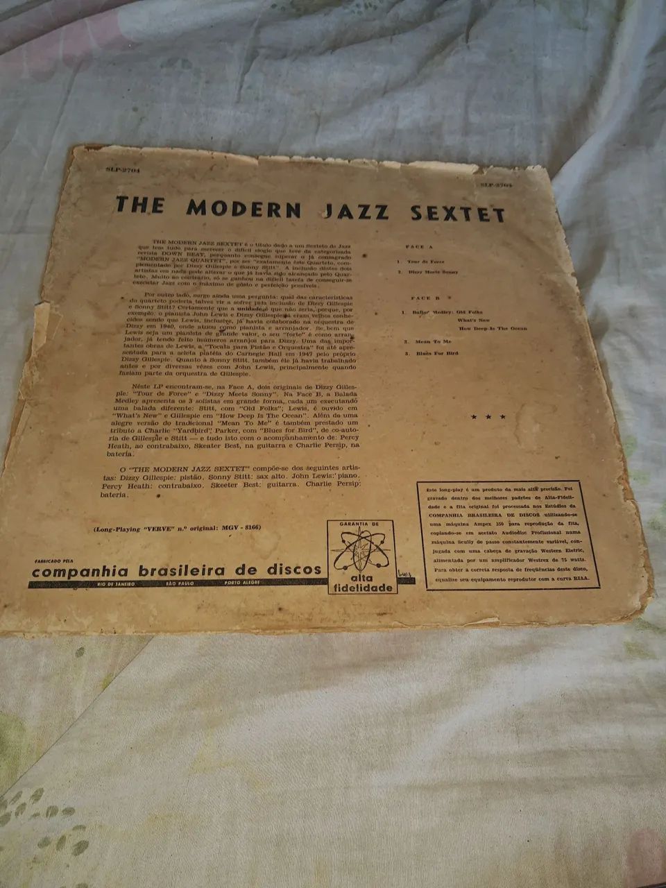 Disco de Vinil Jazz Sextet - Verve - Foto 2