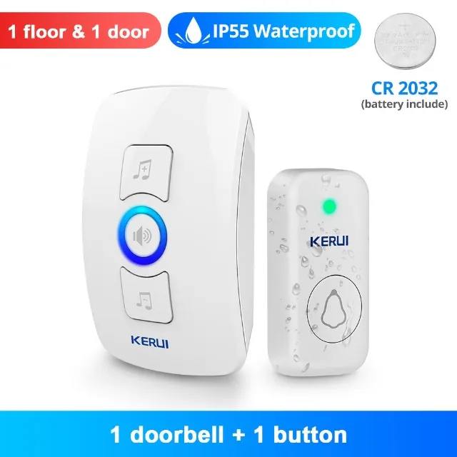 KERUI Wireless Doorbell Waterproof campainha sem fio