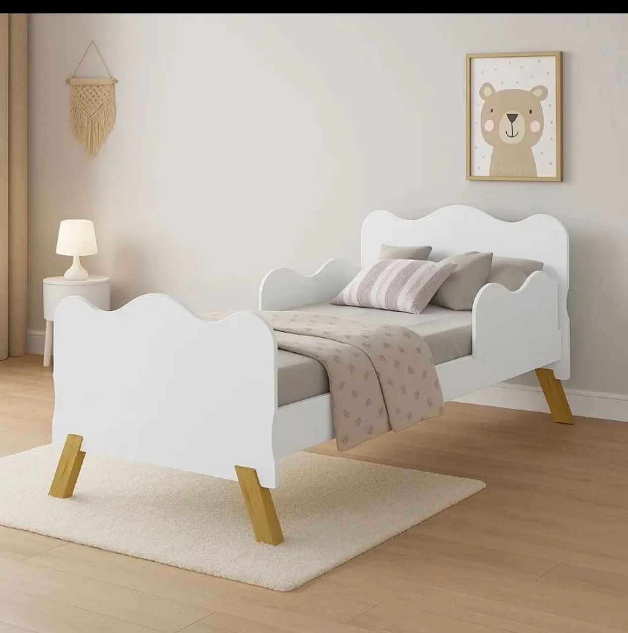 Cama infantil Branca 