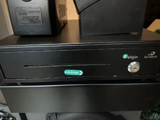 CAIXA REGISTRADORA COM CHAVE PODE USAR COM OU SEM COMPUTADOR COM FIO A TOP MUITO BARATO !! - Foto 2