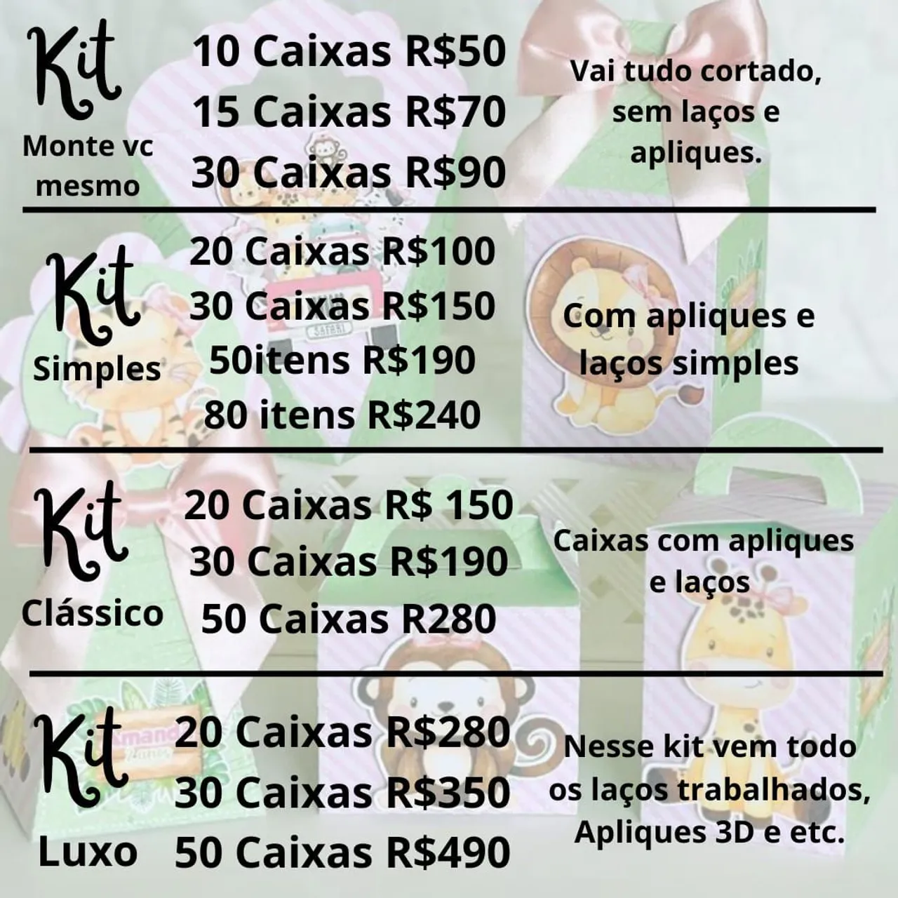 Personalizados simples