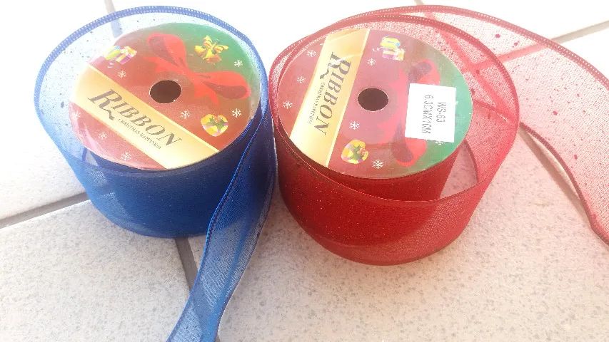 Fita Aramada Larga Decorativa 2 Rolos com 10metros cada - Foto 2