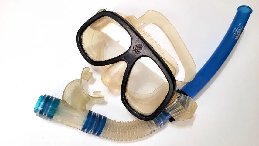 Máscara Cobra Superpuma de silicone nova com Snorkel Discovery