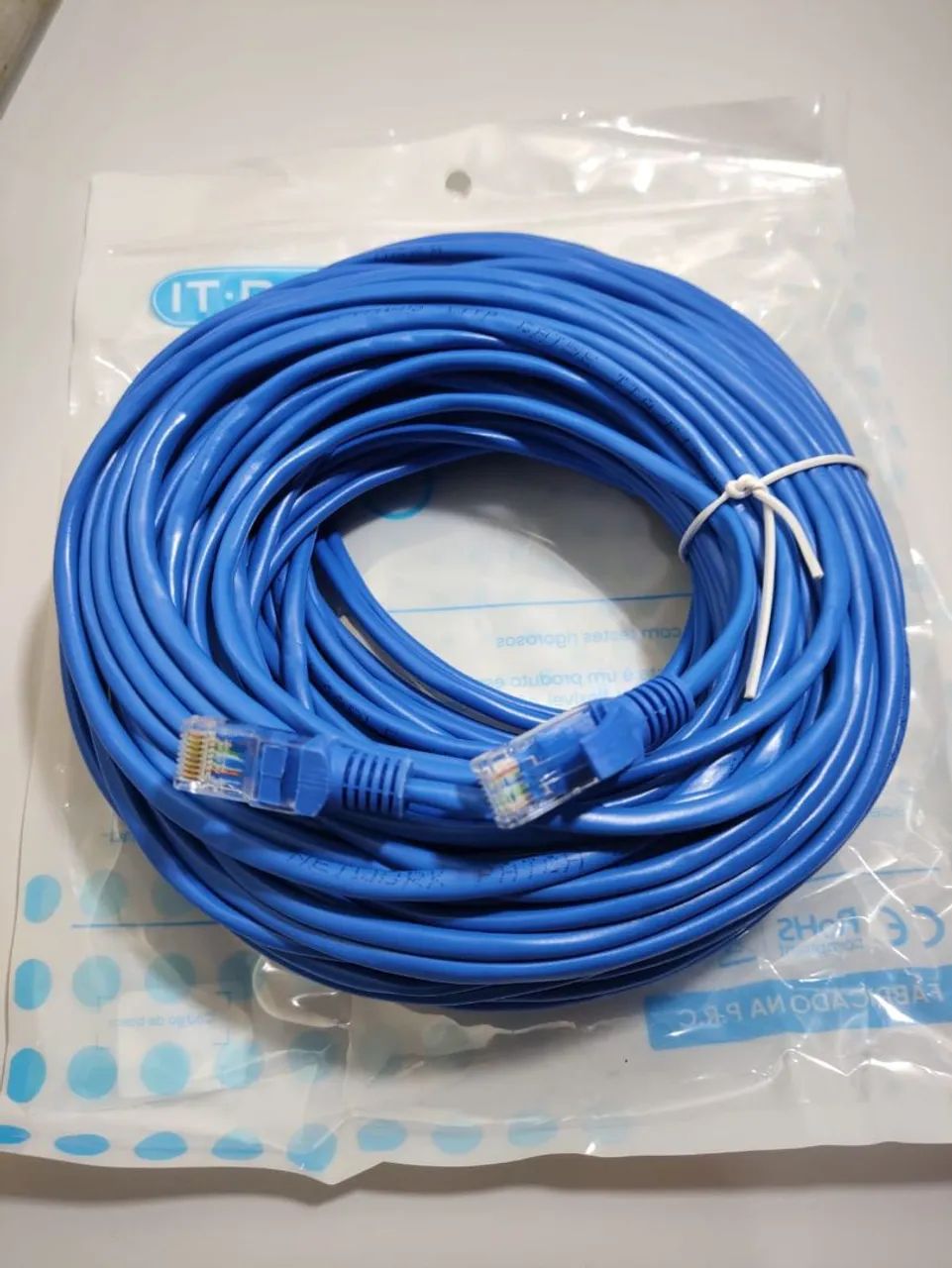 Vendo cabo de rede RJ45 para internet, modelo itblue LE-307 - Foto 2