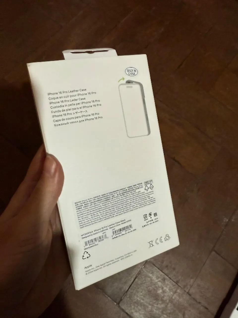Case de couro iPhone original MagSafe  - Foto 3