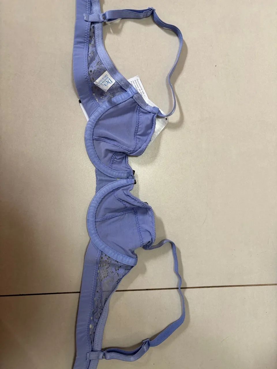 Sutiã de renda lilás novo com etiqueta  - Foto 3
