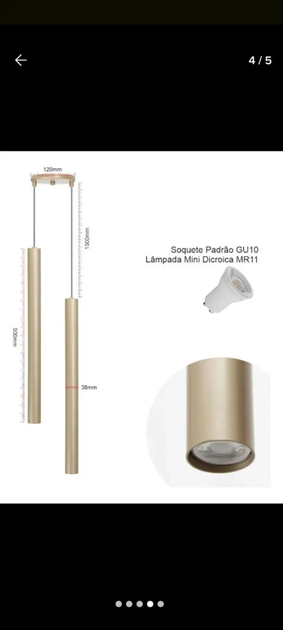 Pendentes para Iluminação