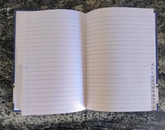 Caderno Tilibra com Índice Alfabético - 96 folhas - Formato 130x200mm - Foto 4