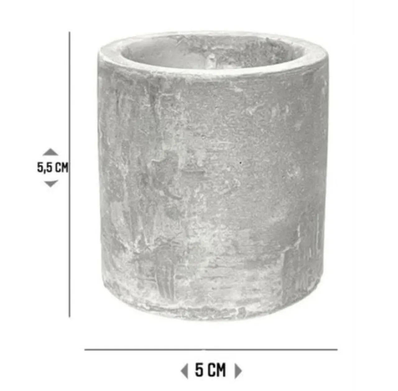 10 Vasinhos de Cimento para Suculentas Cactos  - Foto 3