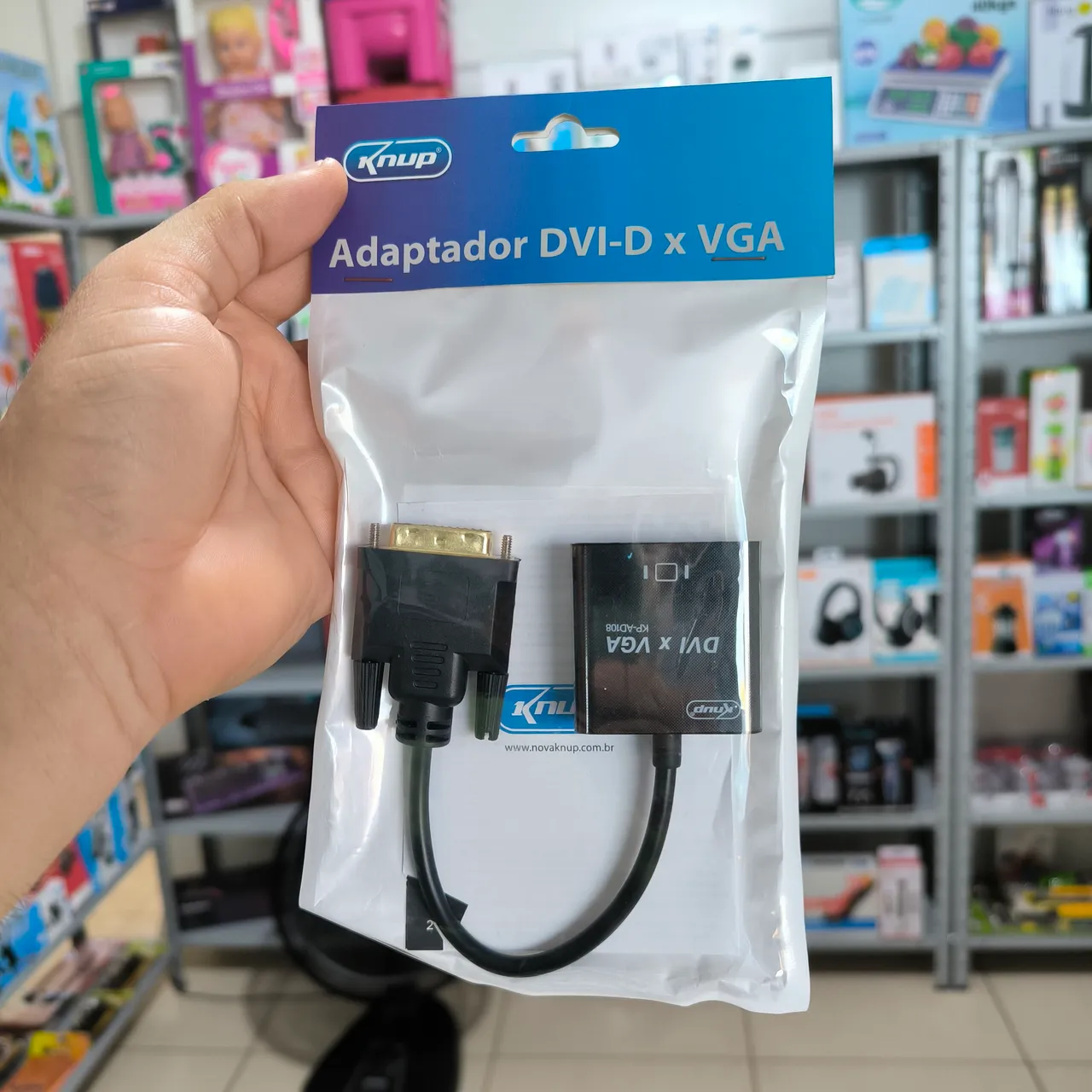 Adaptador dvi para VGA