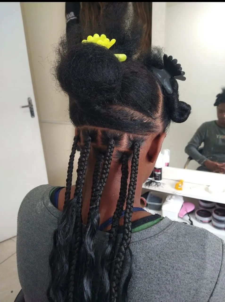 Tranças Box Braids Loiro Ombré - Foto 3