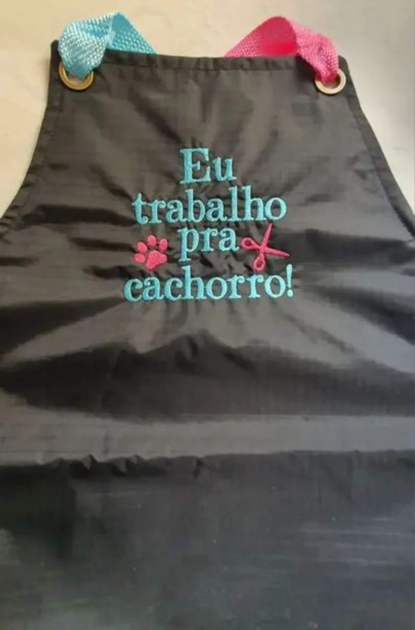 2 Aventais - Banho e Tosa - Pet Shop - Eu trabalho pra cachorro!