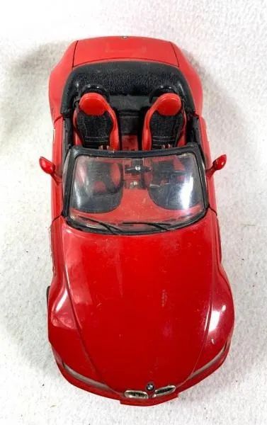 Miniatura Bmw M Roadster 1996 Bburago 1/18 Vermelho - Foto 5